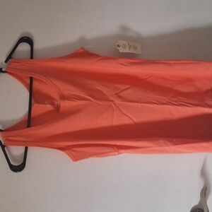 Womens St. Johns Bay Essential Tank Top, L. Coral